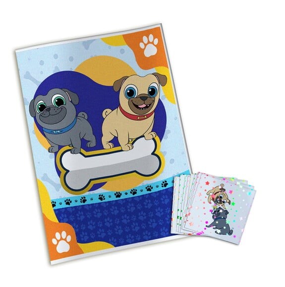 Álbum de Figurinhas Metalizadas Puppy Dog