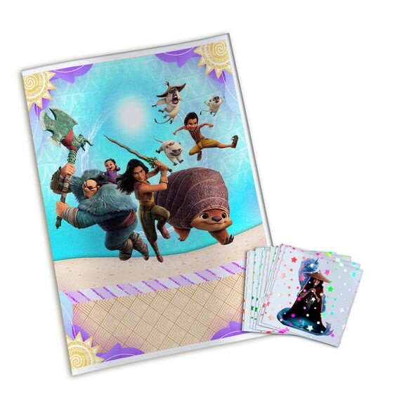 Álbum de Figurinhas Metalizadas Raya e o Último Dragão