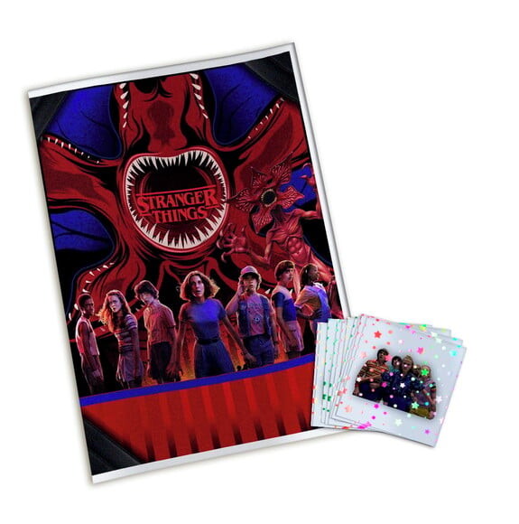Álbum de Figurinhas Metalizadas Stranger Things