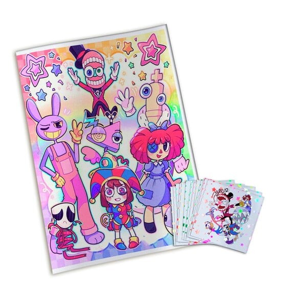 Álbum de Figurinhas Metalizadas The Amazing Digital Circus