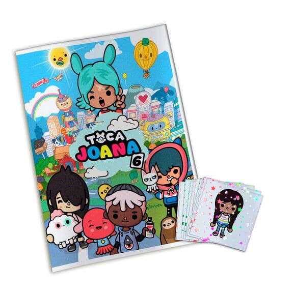 Álbum de Figurinhas Metalizadas Toca Life World Toca Boca