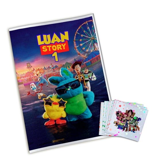 Álbum de Figurinhas Metalizadas Toy Story