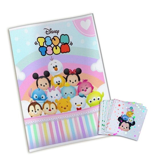 Álbum de Figurinhas Metalizadas Tsum Tsum