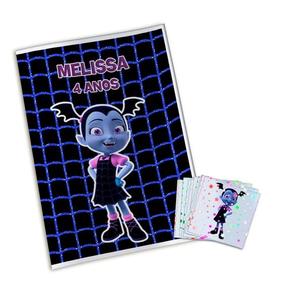 Álbum de Figurinhas Metalizadas Vampirina