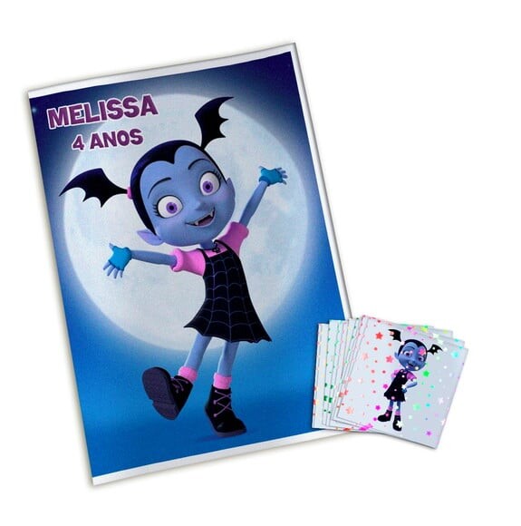 Álbum de Figurinhas Metalizadas Vampirina