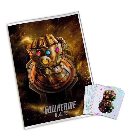 Álbum de Figurinhas Metalizadas Vingadores