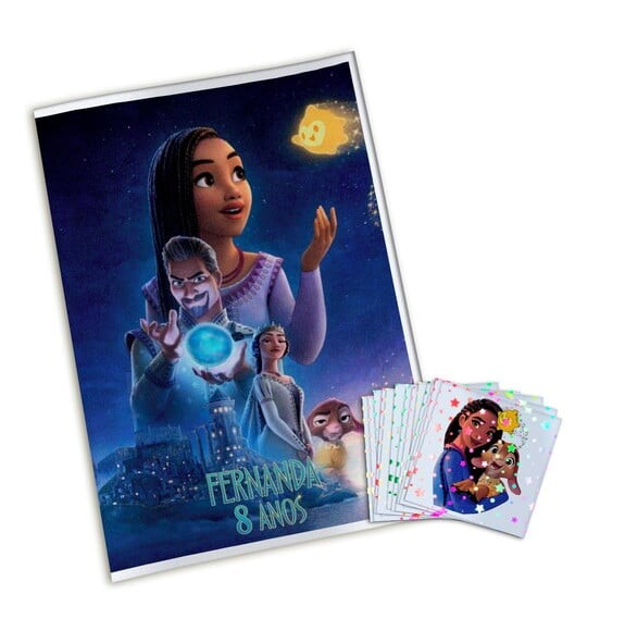 Álbum de Figurinhas Metalizadas Wish: o Poder dos Desejos