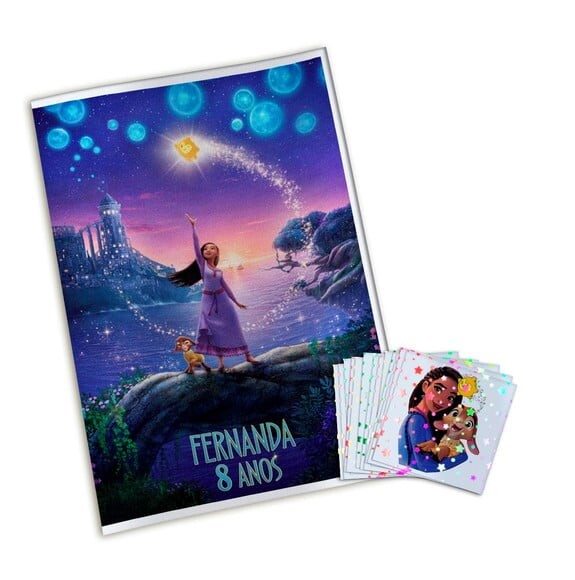 Álbum de Figurinhas Metalizadas Wish: o Poder dos Desejos
