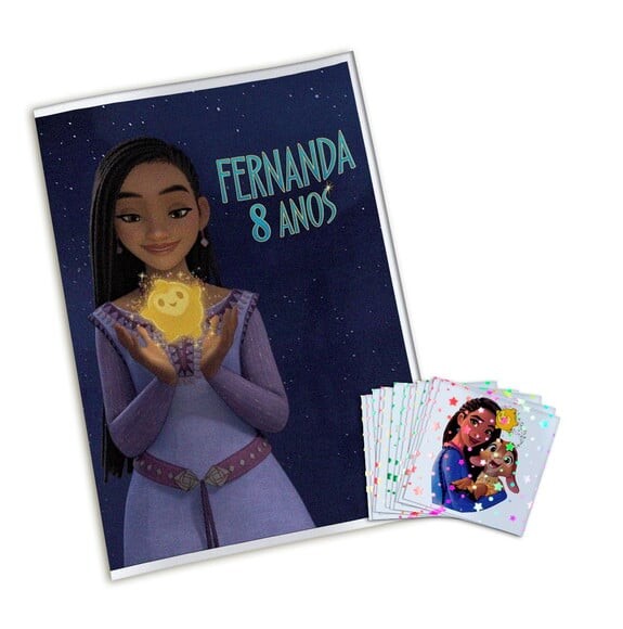 Álbum de Figurinhas Metalizadas Wish: o Poder dos Desejos