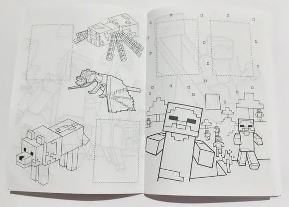 Álbum de Figurinhas Minecraft