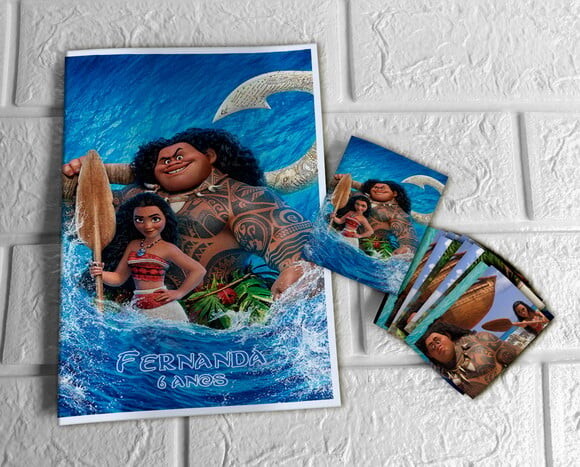 Álbum de Figurinhas Moana