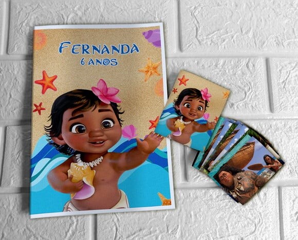 Álbum de Figurinhas Moana