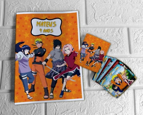 Álbum de Figurinhas Naruto