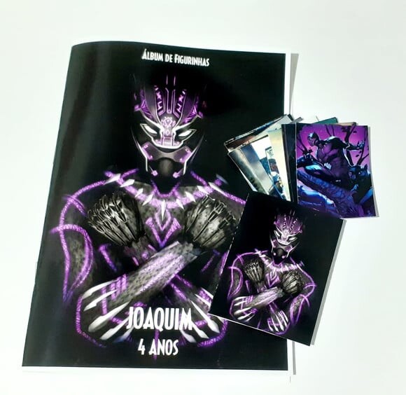 Álbum de Figurinhas Pantera Negra