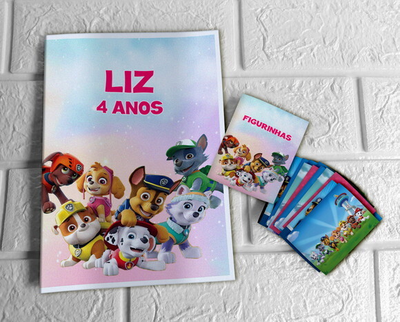 Álbum de Figurinhas Patrulha Canina