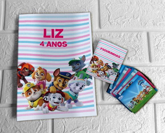 Álbum de Figurinhas Patrulha Canina