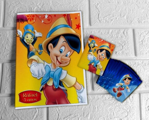 Álbum de Figurinhas Pinocchio
