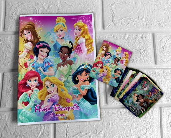 Álbum de Figurinhas Princesas