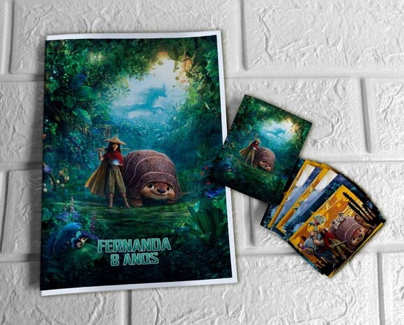 Álbum de Figurinhas Raya e o Último Dragão