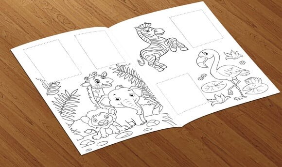 Álbum de Figurinhas Safari