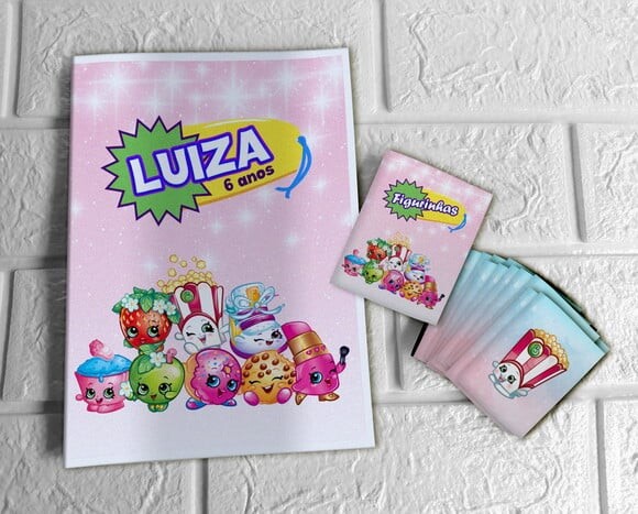 Álbum de Figurinhas Shopkins