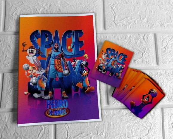 Álbum de Figurinhas Space Jam Um Novo Legado