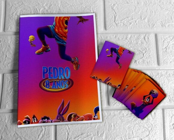 Álbum de Figurinhas Space Jam Um Novo Legado