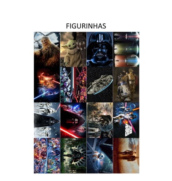 Álbum de Figurinhas Star Wars