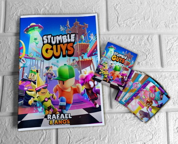 Álbum de Figurinhas Stumble Guys