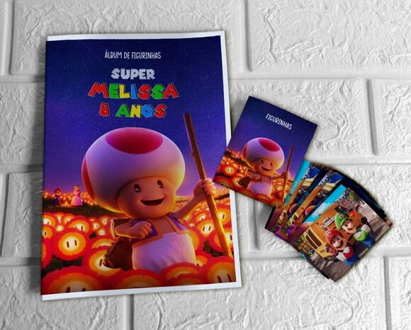 Álbum de Figurinhas Super Mario Bros