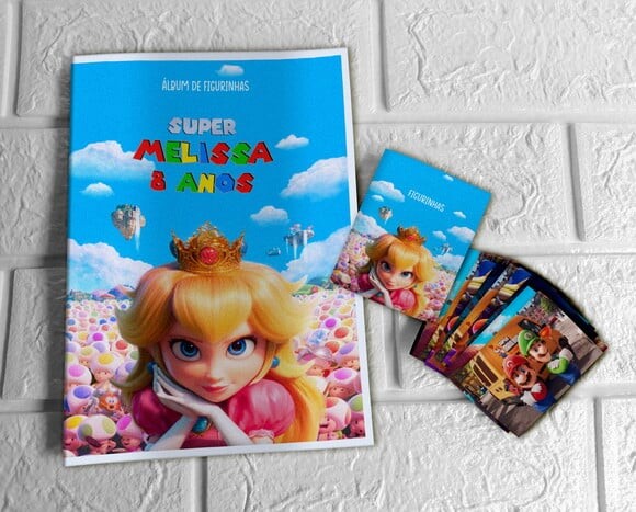 Álbum de Figurinhas Super Mario Bros