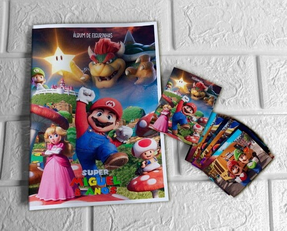 Álbum de Figurinhas Super Mario Bros