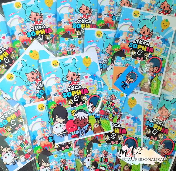 Álbum de Figurinhas Toca Life World Toca Boca
