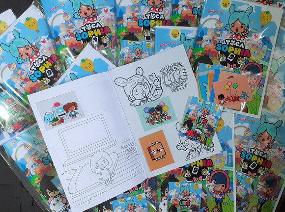 Álbum de Figurinhas Toca Life World Toca Boca