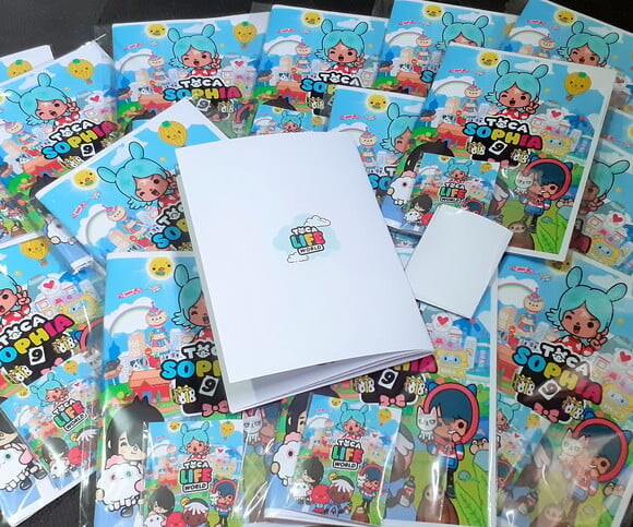 Álbum de Figurinhas Toca Life World Toca Boca