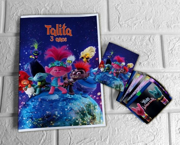 Álbum de Figurinhas Trolls 2
