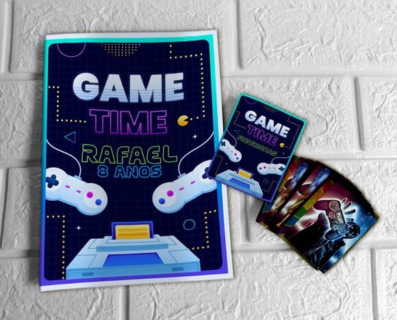 Álbum de Figurinhas Videogame