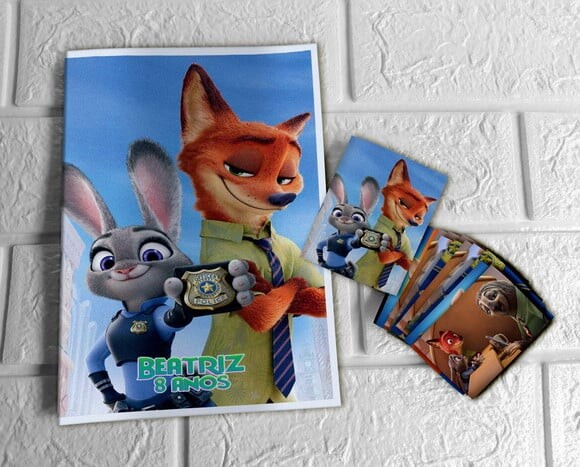 Álbum de Figurinhas Zootopia