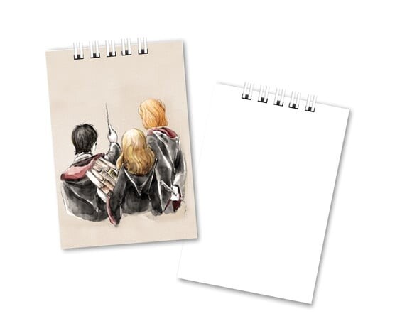 Bloquinho de Notas 7x10 cm Capa Mole Harry Potter