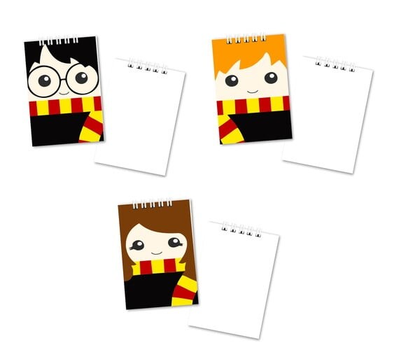 Bloquinho de Notas 7x10 cm Capa Mole Harry Potter