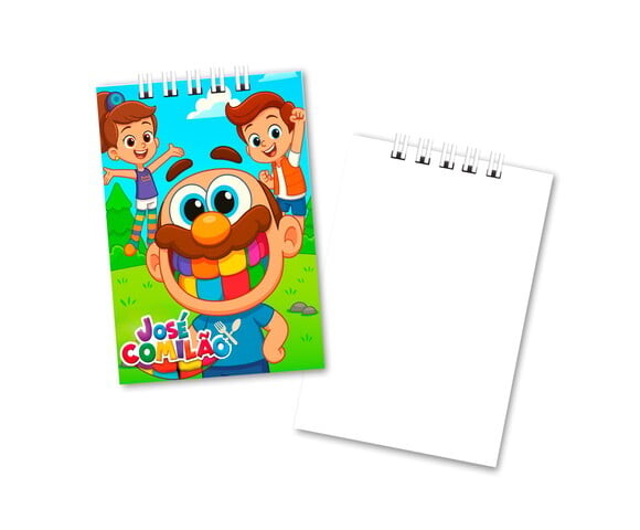 Bloquinho de Notas 7x10 cm Capa Mole José Comilão