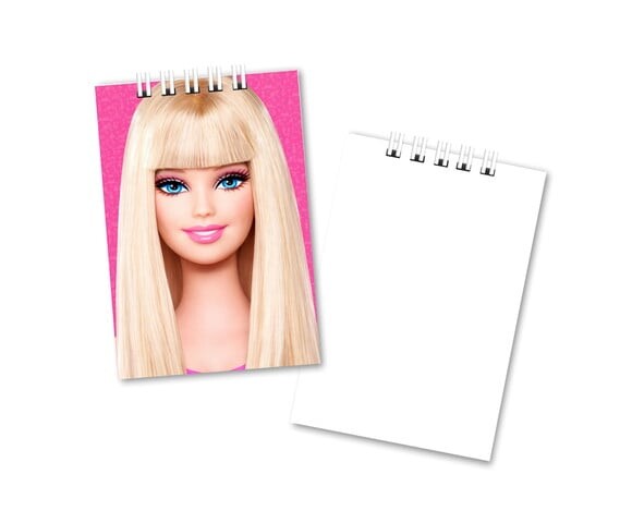 Bloquinho de Notas 7x10cm Capa Mole Barbie