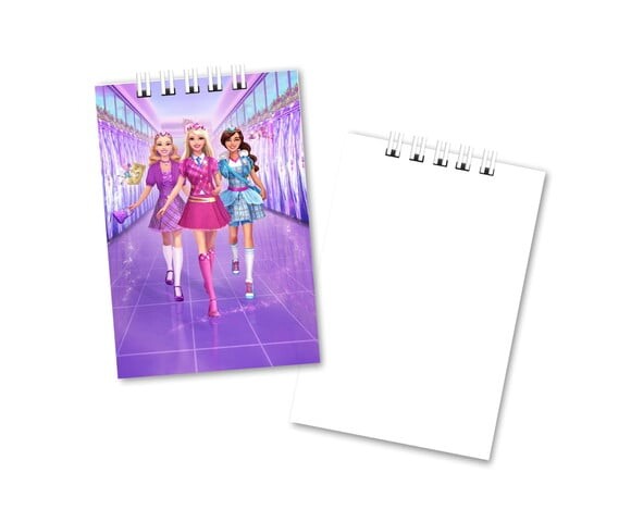 Bloquinho de Notas 7x10cm Capa Mole Barbie