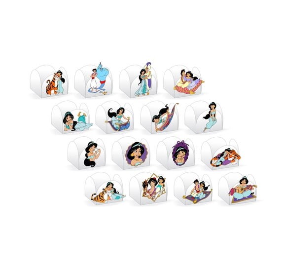 Forminha de Doce Jasmine e Aladdin