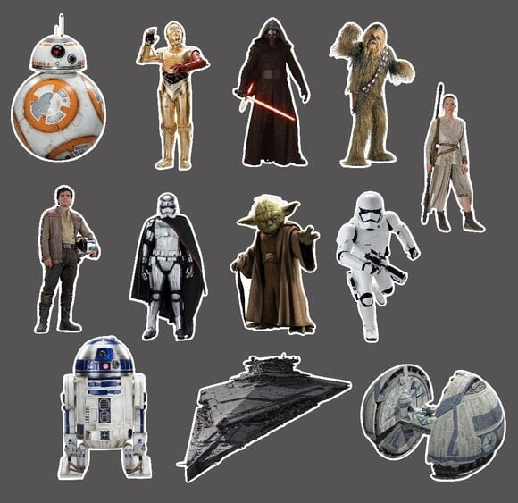 Forminha de Doce Star Wars