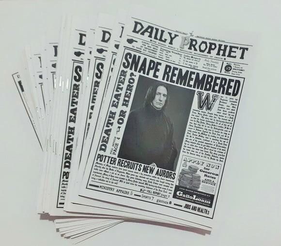 Jornal o Profeta Diário Pequeno 15x21 cm Harry Potter