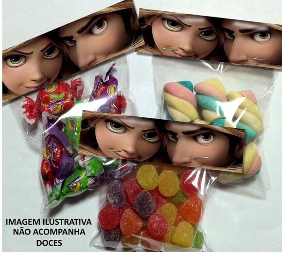 Lapela com Saquinho Enrolados Não Acompanha Doces