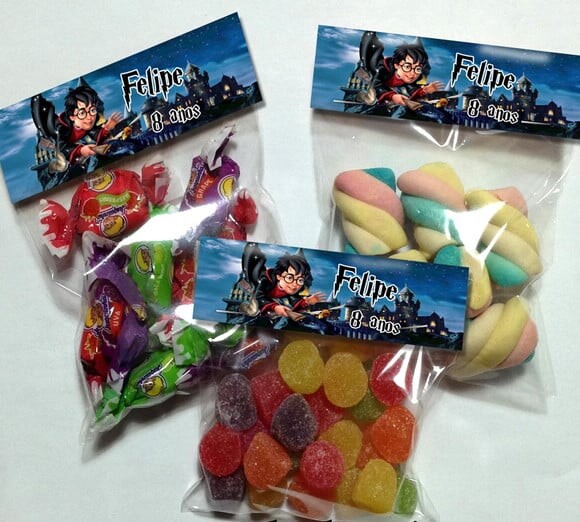Lapela com Saquinho Harry Potter Não Acompanha Doces