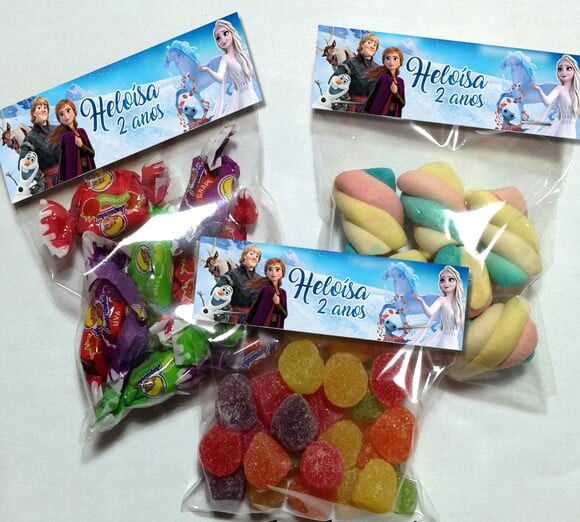 Lapela com Saquinho Frozen 2 Não Acompanha Doces
