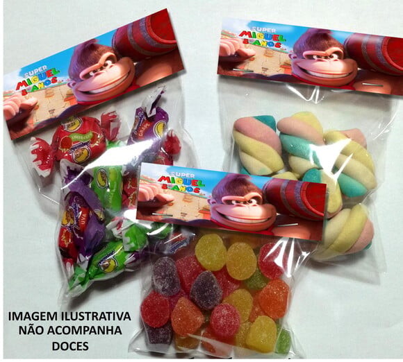 Lapela com Saquinho Super Mario Bros Não Acompanha Doces